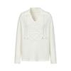 Jiu Zi Annacoco Women's Relaxed Embroidered Wool Knit Sweater
