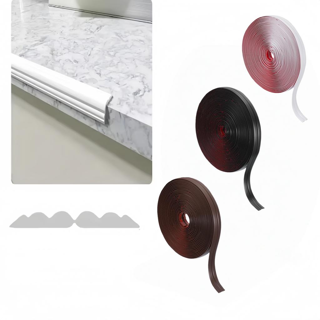 1pc 1mX2cm Home Protection Anti-Collision StripWindow Sill Table Edge Protection Floor Pressure Strip Wall Internal External