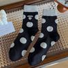 Female Autumn and Winter New Stereo Dot Lovely Cartoon All Match In Tube Socks