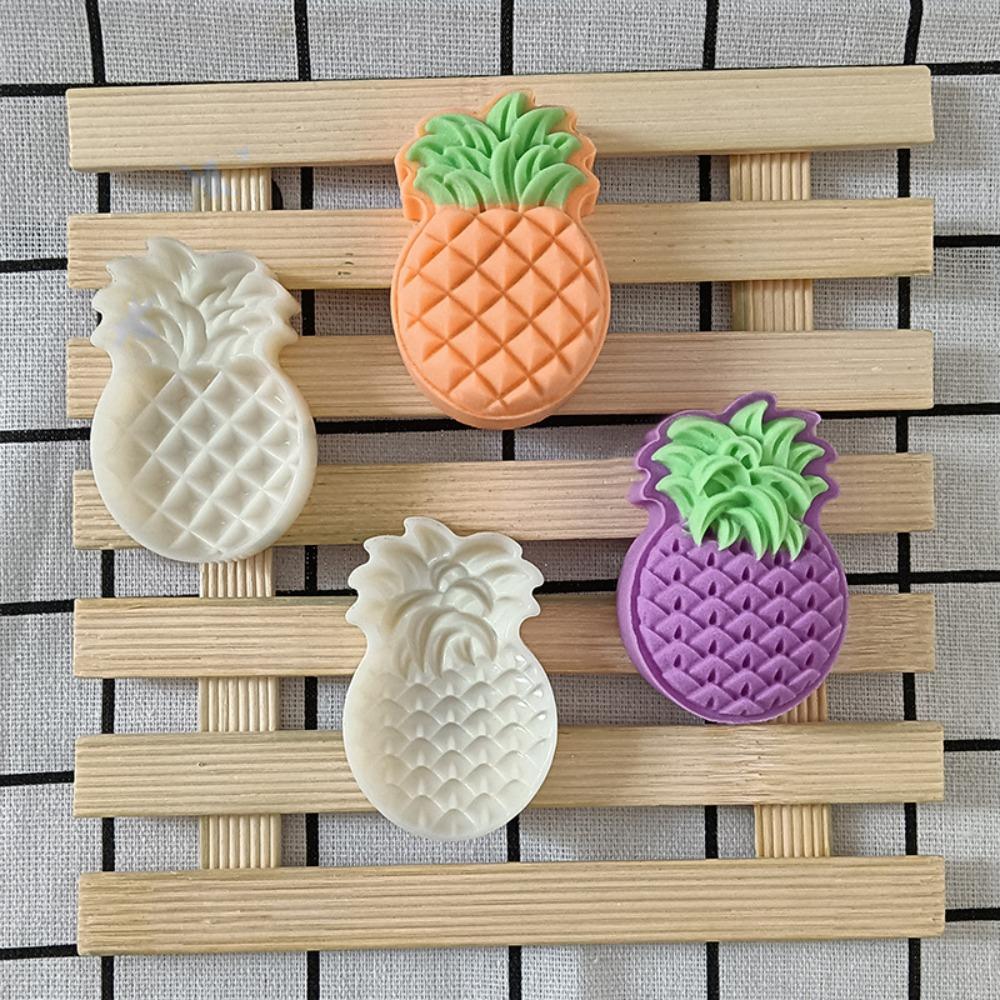 2pcs/set Strawberry/Pineapple/Cat Paw Shape Cookie Mold Hand-Press Pastry Mold Mid-Autumn Festivals