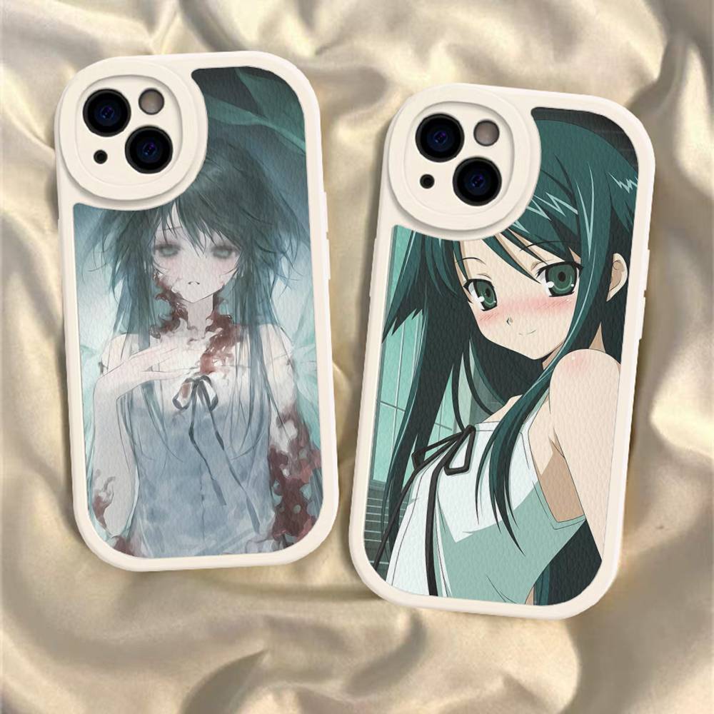 Horror Saya No Uta Game Phone Case For IPhone 16 15 14 13 12 11 Pro Max Plus Leather Soft Cover