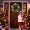 Christmas Wreath Indoor Eucalyptus Berries Decoration 20 Inches Festival Garland For Table Window Indoor Outdoor Mantle Front