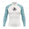 Quick-Dry Long Sleeve Rash Guard Surfing Swimming Freediving Water Sports UV Protection Unisex