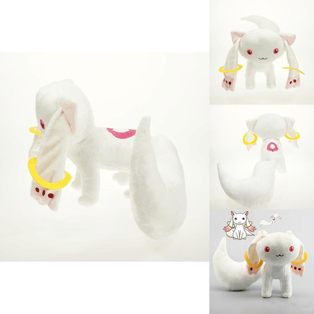 Cute And Soft Anime Magi Madoka Kyubey Plush Toy For Kids And Cosplay Lovers