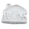 Fairy Garden House Silicone Mold Mushroom House Fondant Molds Cake Decorating Tools Cupcake Topper Candy Sugar Craft Gum Paste Polymer Clay
