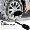 Wheel Cleaner Brush Car Wash Brush for Wheels Automotive Ergonomic Detailing Cleaning Exterior Wash Tool for RVs Motorcycles