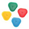 4 Mixed Colors Cards Playing Holder Hands Free Triangle Shaped Poker Rack Holder for Kids Adults