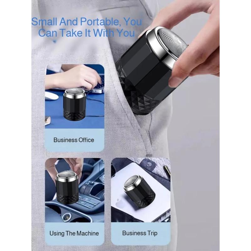 Men's Fully Automatic Electric Shaver Portable Full Body Washable Mini Smart Shaver Type-c Charging  Wet & Dry Shaver Razor