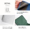 [Dom Teporna] Men's Bi-fold Wallet, No Coin Pocket, Compact, Ultra-thin 10mm, Saffiano Leather, Money Clip, Green