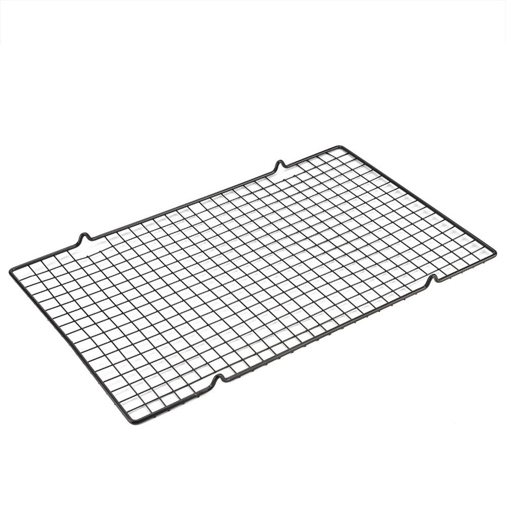 16x10 Inch Baking Cooling Rack Nonstick Surface BBQ Grill Mesh Wire Cooking Net  Cooling Pastries