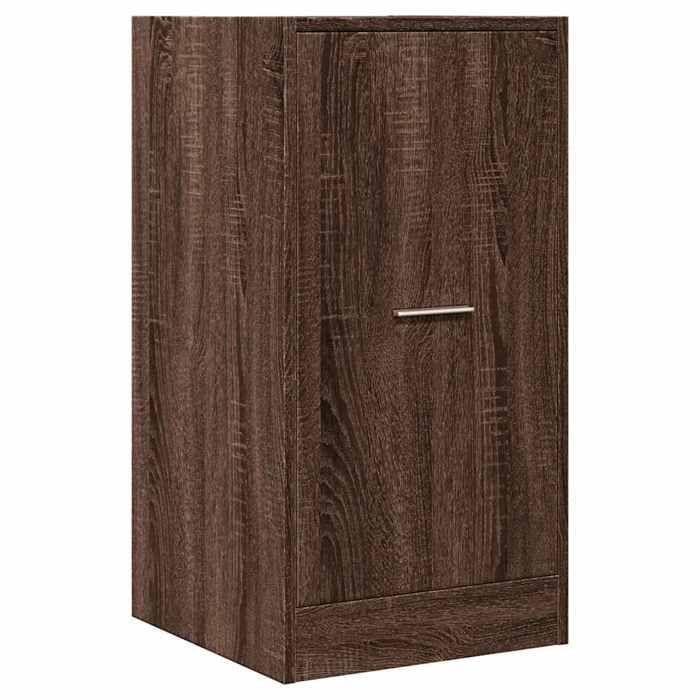 VidaXL Armoire apothicaire chêne marron 40x41x77,5cm bois d'ingénierie, coffre d'apothicaire, meuble d'apothicaire, coffre à 855193
