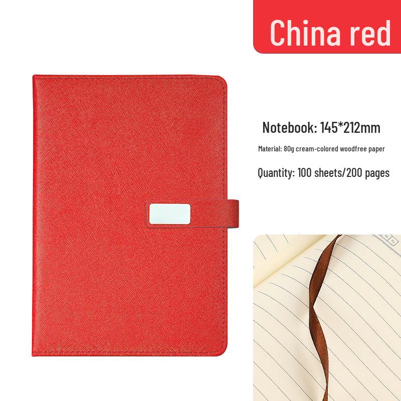 A5 Custom Logo Business Gift Thick Buckle Notebook with Box