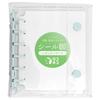 Loconeko Refillable Sticker Album 6 Sheets Baby Blue O-Ring Binding Storage Exchange