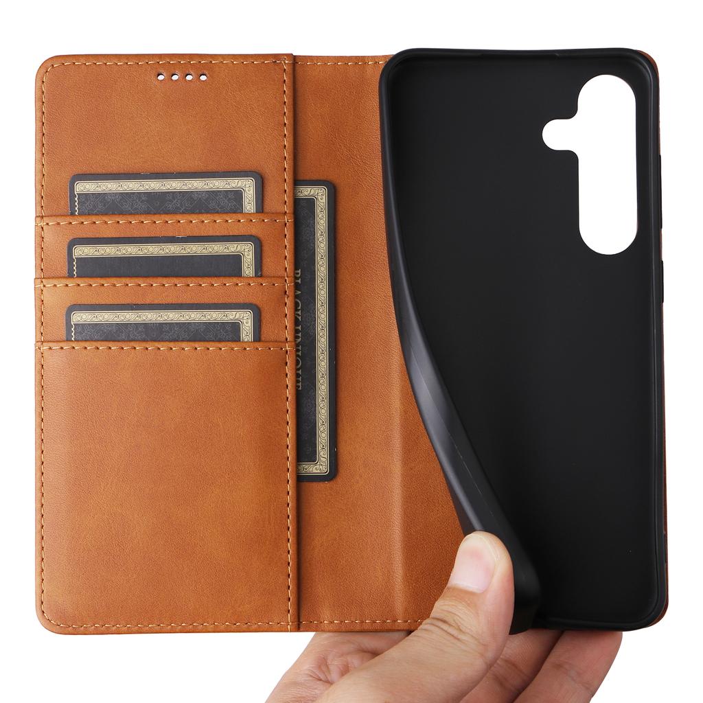 For Samsung Galaxy A25 5G (Global) (161.0 X 76.5 X 8.3mm) Case Leather Phone Cover