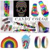 Hot-Selling Diamond Painting Sticker Diamond, Flat-Bottomed Resin Diamond, Jelly Color, Small Round Diamond, Large Packaging, Multi-Color Optional