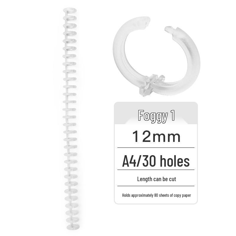 30-Loch A4 Kunststoff-Binderinge für Loseblatt