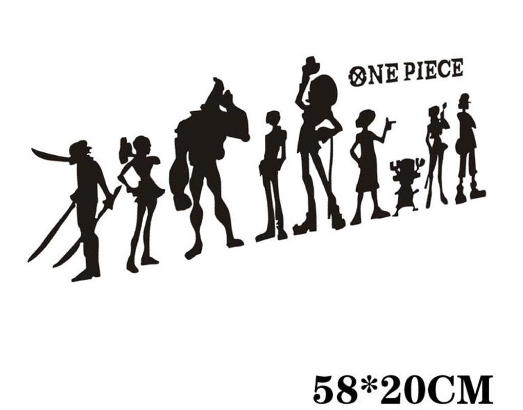 Premium Quality One Piece Portgas D Ace Car Body Sticker Reflective Design For Classic Appeal