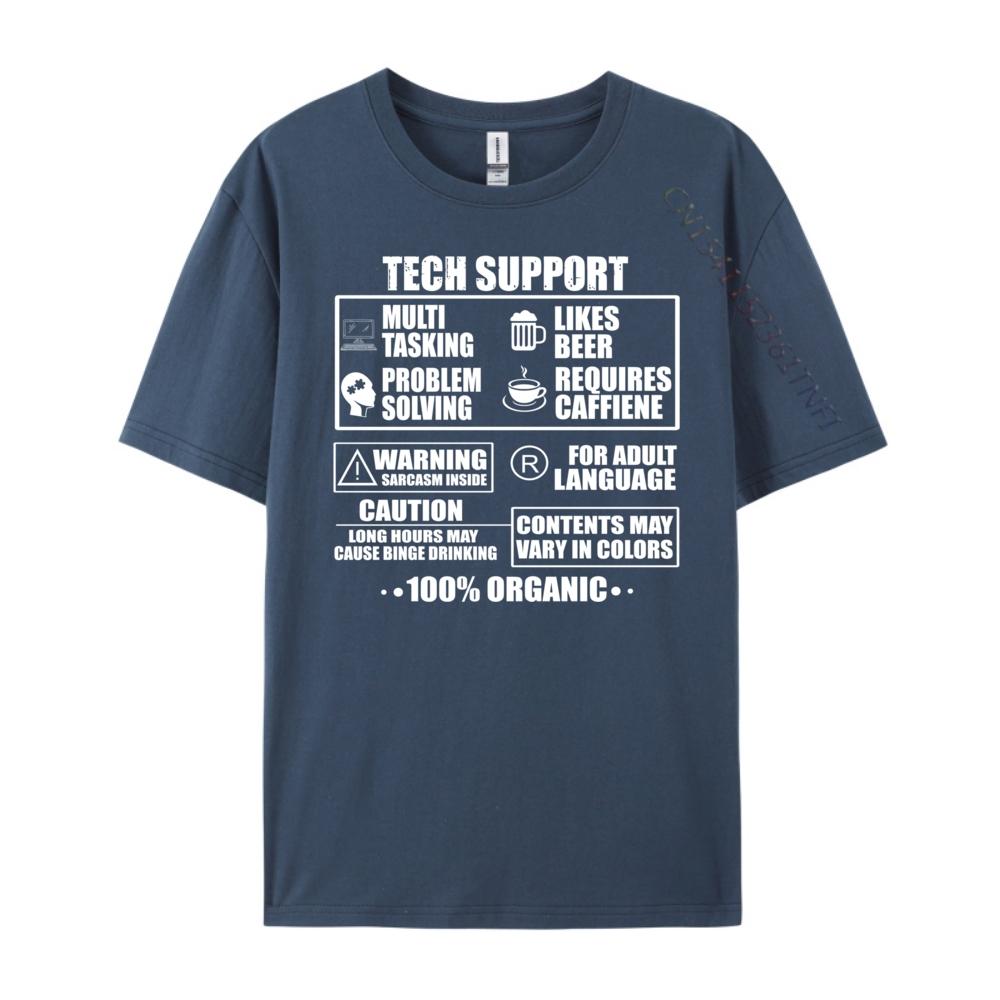 Vtipné oblečení pro technickou podporu Sysadmin Počítačový geek Vtip Pánské značkové oblečení Módní a trendy trička Vtipné