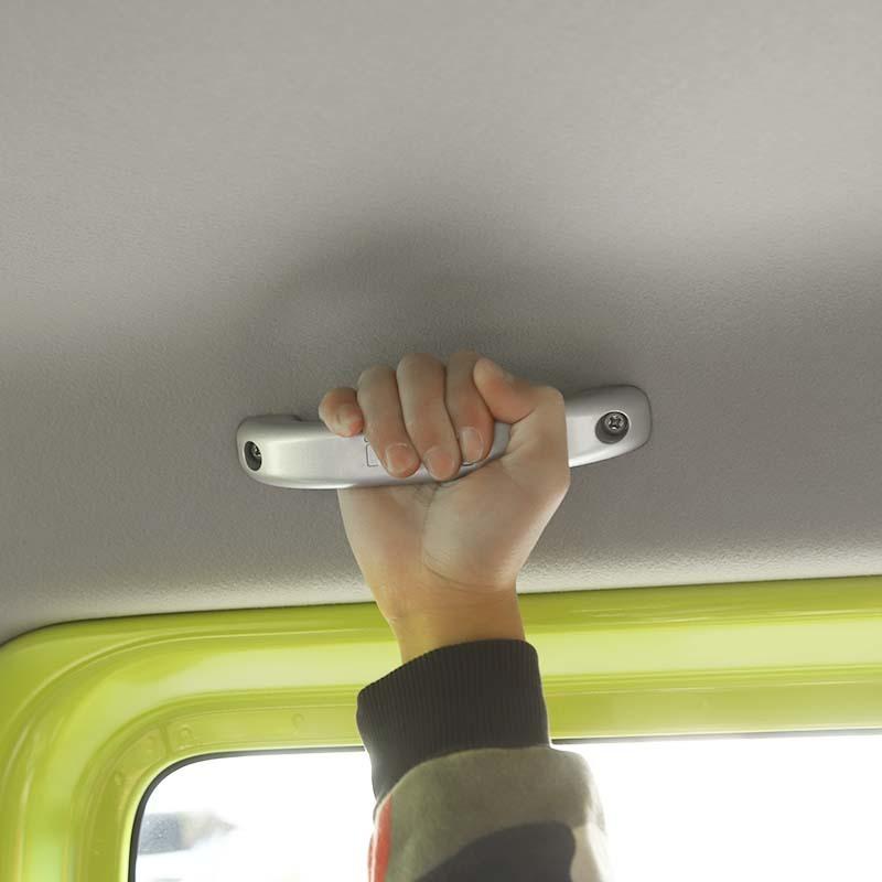 Car Aluminum Alloy Top Grab Bar Handle Holder Bracket Mounting Fit For Suzuki Jimny 2010 Up Interior Accessories