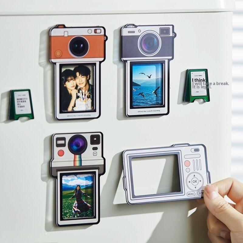 DIY Po-Rahmen Kühlschrankmagnete Lustig Ins Magnetischer Bilderrahmen Po-Dekoration Abnehmbar Kreative Kühlschrankmagnete