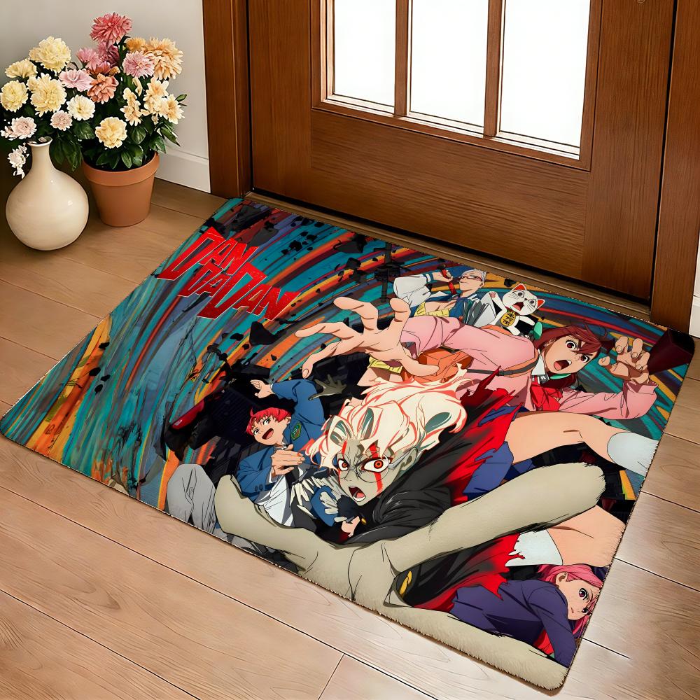 Anime Hot D-DandadanS Floor Mat Cozy Flannel Soft Thick Non-Slip Mat For Living Room Bedroom Kitchen Decor Rugs