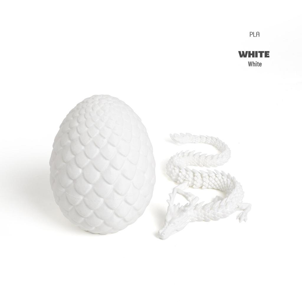 Colorful 3D Chinese Dragon Egg Ornaments - Trendy Decorative Gift & Toy