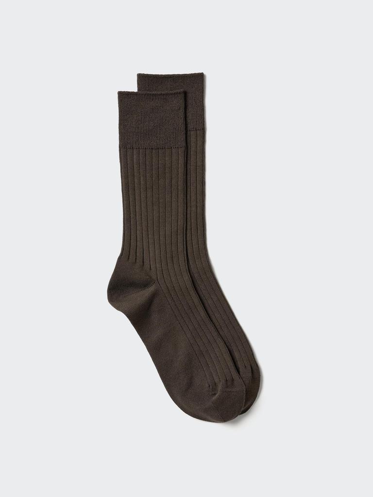 Uniqlo Japan Supima Cotton Wide Rib Socks