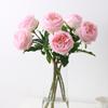 Simulierte Blume Waschen Fortgeschrittene Austin Rose Hochzeitsdekoration Blumen-Fotografie-Requisiten Tischdekoration Blumenarrangement