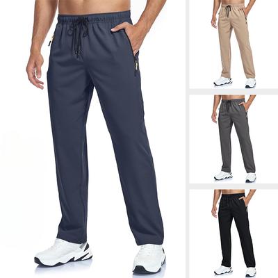 Spring and Summer Thin Ice Silk Quick Dry Casual Pants Outdoor Running Fitness Sports Pants Men S Casual Pants Clothing Work Pants Leisure Trouser