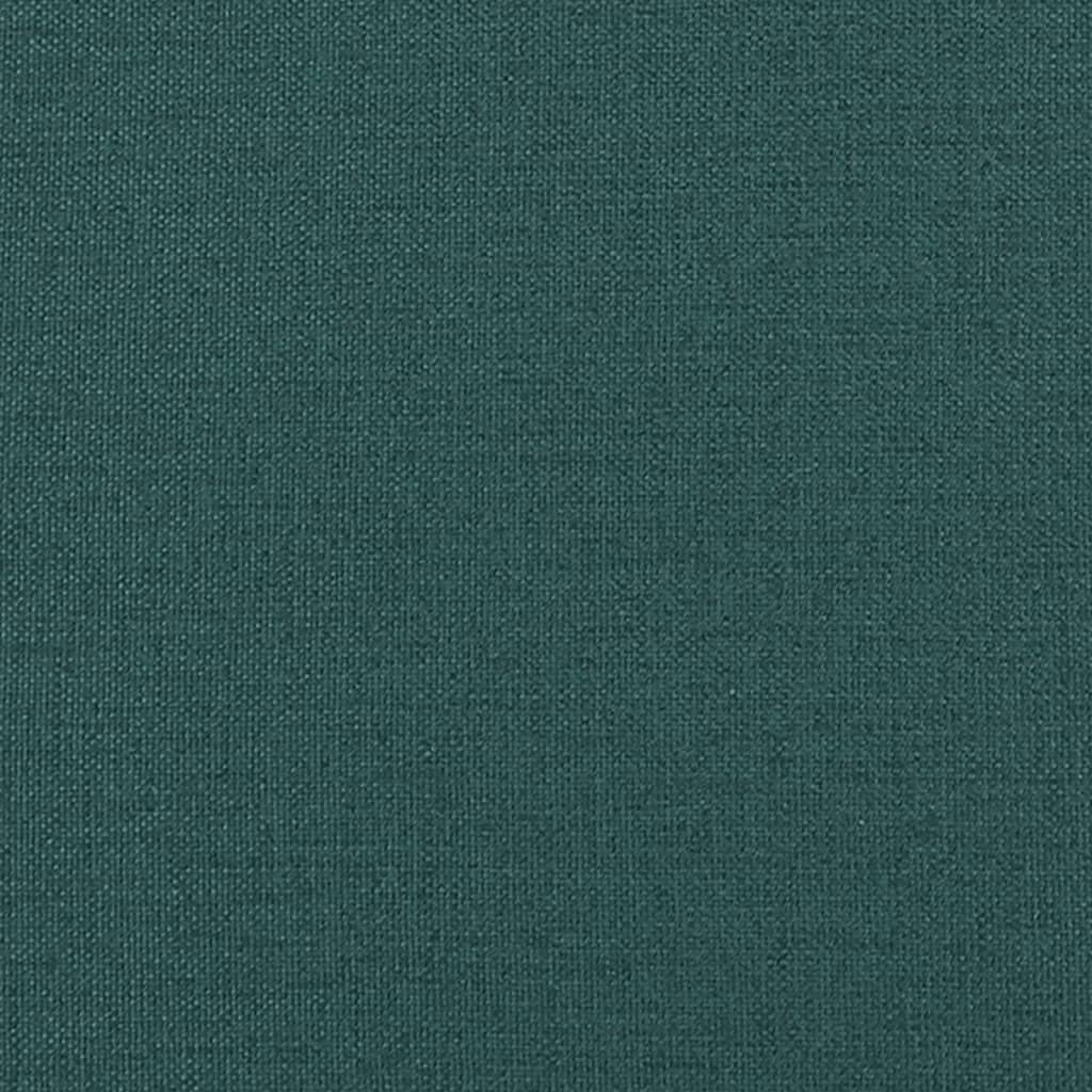 2 Piece Sofa Set Dark Green Fabric