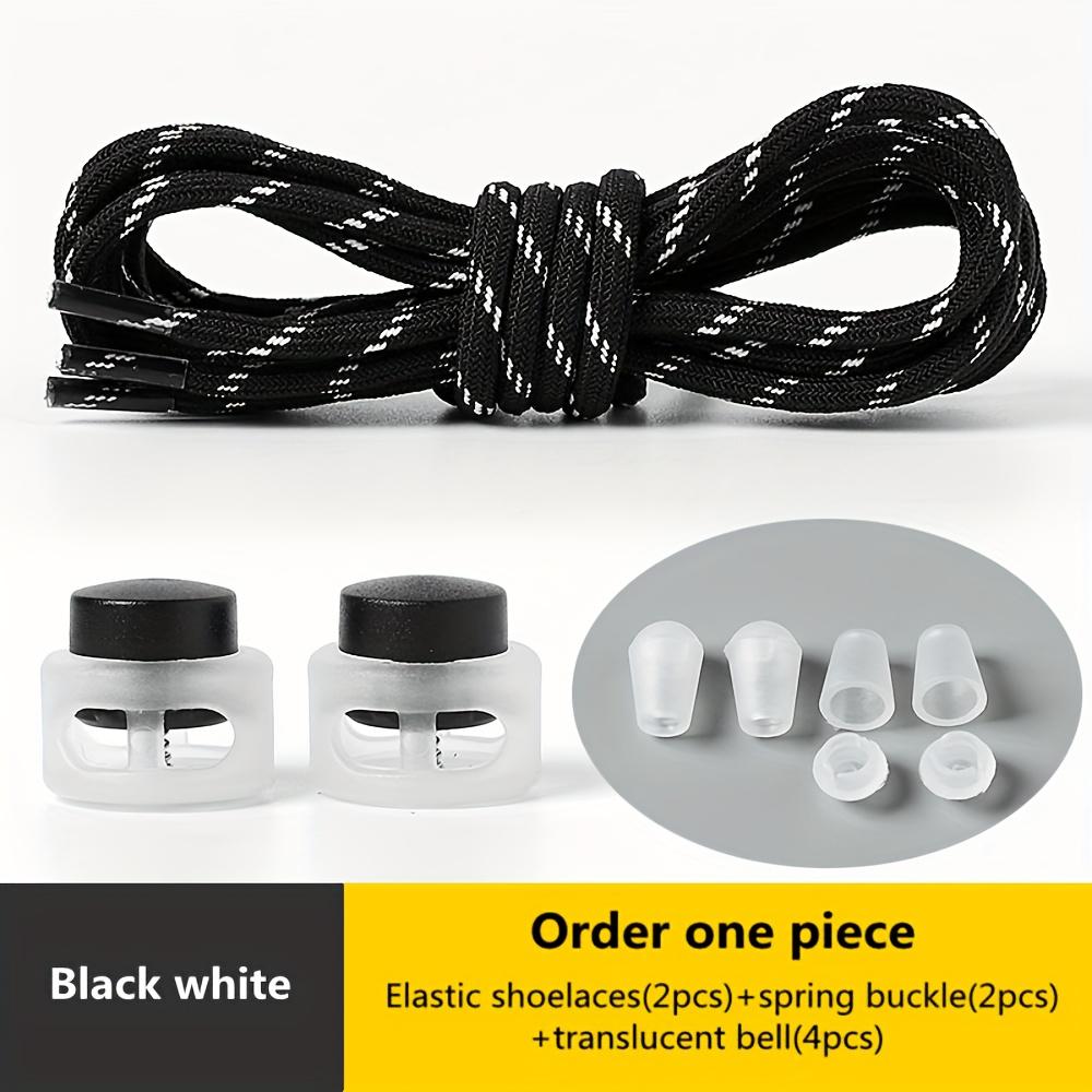 1 Pair of Spandex Elastic Shoelaces Suitable for Sneakers, Lazy Tie-Free Adult Universal 39.37inch Length