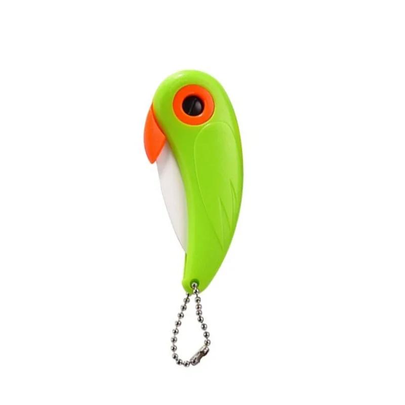 Fold Cut Slice Picnic Lunch Bird Mini Fruit Cutlery Cutter Bag Vegetable Kitchen Blade Ceramic Pocket Pare Peel Peeler Box Knife