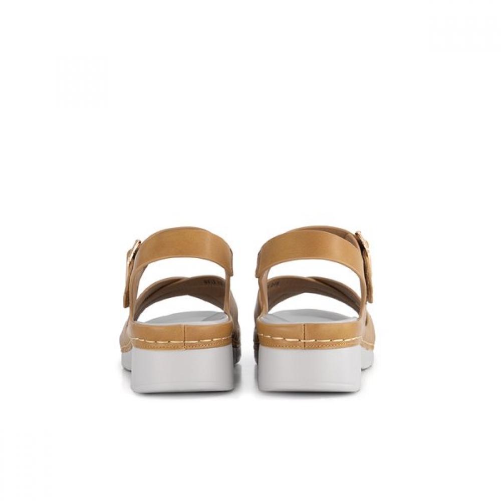 Vainer Women Camel Comfort Sandals 9xi2