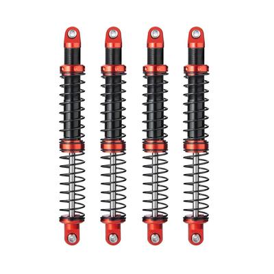 Four Aluminum Shock Absorbers, IR Racing YR Shocks for SCX10 (90046) for RC Crawler Cars (105mm)