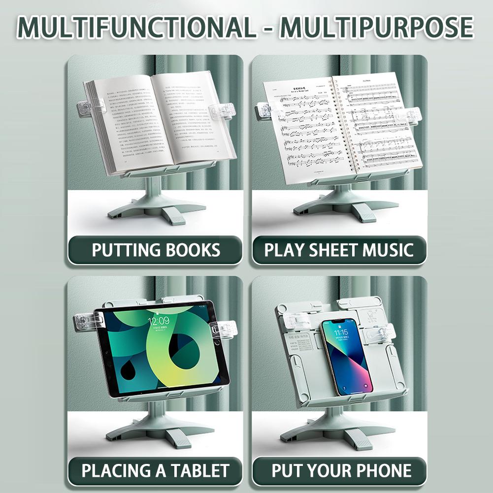 Lifting Landing Reading Bookshelf Stand Adjustables Tablet Books Holder Multifunctional Bookstand For Home Office Study Room