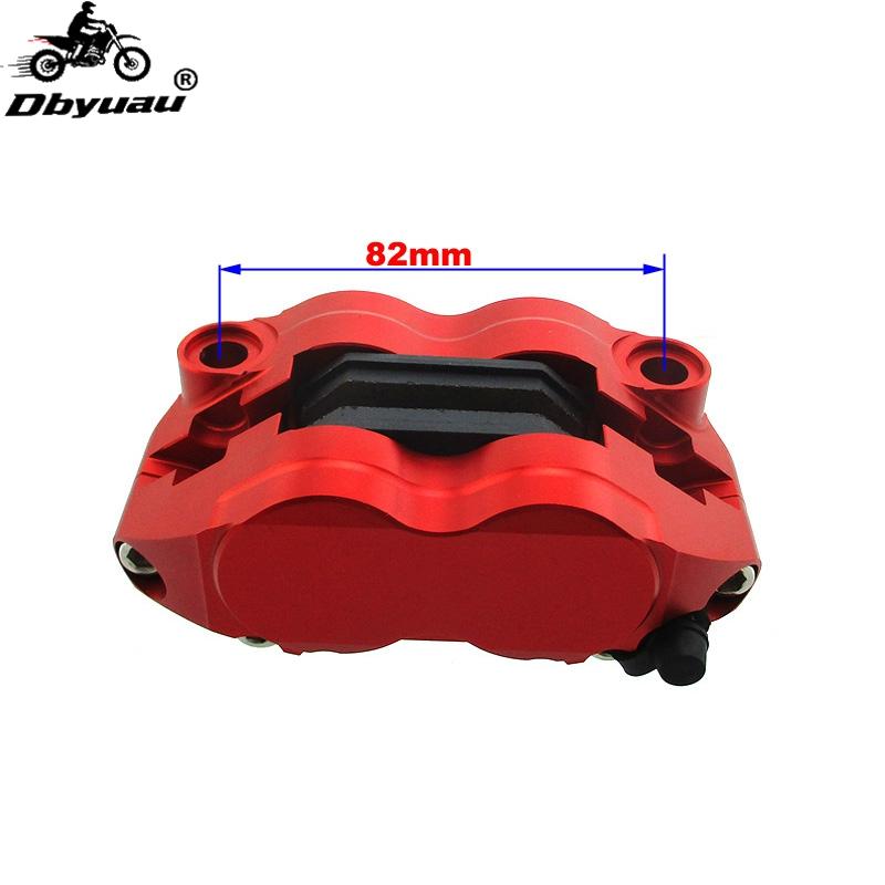 Dbyuau Red Black Racing 4-piston Brake Caliper For Pit Dirt Mini Super Motard Bike Scooter Supermoto красный