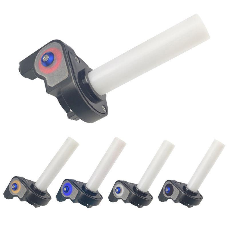 

1 шт. рукоятка дроссельной заслонки для мотоцикла, поворотный рычаг дроссельной заслонки на 1/4 оборота для мотоцикла, мотокросса, квадроцикла, внедорожника красный