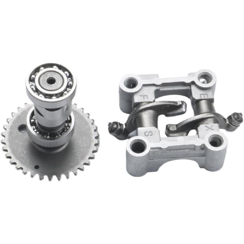 A9 Camshaft And Standard Cam And Rocker Compatible With GY6 50cc 80cc 100cc 139QMB 139QMA Compatible with And Karts(9 HOLE CAM)