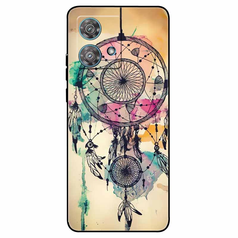 Skirta Moto G84 5G dėklas Silikoninis Minkštas Spausdintas Katės Drugelio Telefono Dangtelis Motorola MOTO G84 TPU Dangtelis MotoG84 G 84 Madingas Maišelis