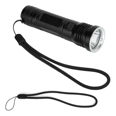 Taschenlampe USB-Aufladung Aluminium Mini Mehrfachmodus-Taschenlampe für Radfahren Nachtstraßen Notfall Outdoor