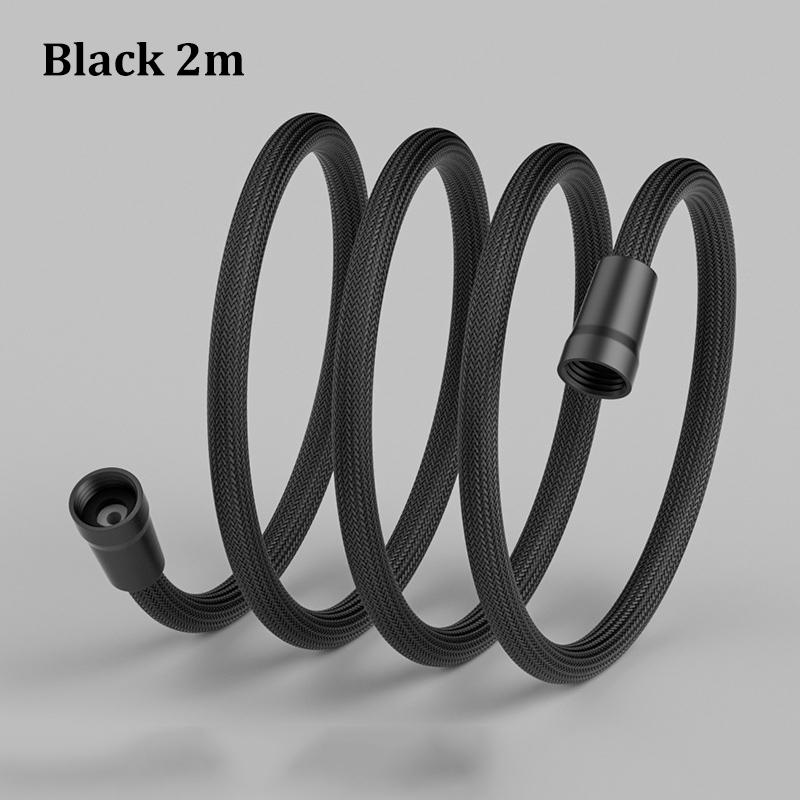 Nylonschlauch Geflochtenes Duschrohr 4 Punkte Universelle Wasserleitung Warm- und Kalt-Duschkopf Explosionsgeschützte Verbindungsleitung