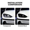 Per Hyundai IONIQ 6 2026-2026 Pellicola Protettiva per Fari in TPU Nero Fumé Lucido Kit PPF Rivestimento in Vinile Anti-Graffio
