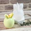Easter Bunny Candle Ornament Silicone Molds DIY Gypsum Aromatherapy Rabbit Ear Decoration Resin Mold Home Handicrafts