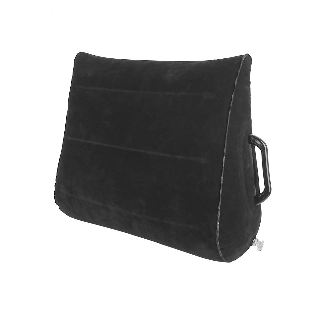 

Портативная клиновидная подушка, подушка под колени, подушка для ног, подушки для подъема ног, ПВХ, для путешествий, кемпинга, сна, надувная подушка чёрный