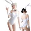 R-Dream Bunny Girl Cosplay Set A, White, Sexy Costume, High-Leg, Halloween Costume, Bunny Ears, Headband, Cute, R2390 (Set A (Basic Set))