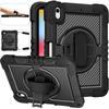 Heavy-Duty Case for IPad 11th 2025Compatible with IPad10th 2022 360° Rotatable Stanp Scratch-resistant Designd,anti-sli
