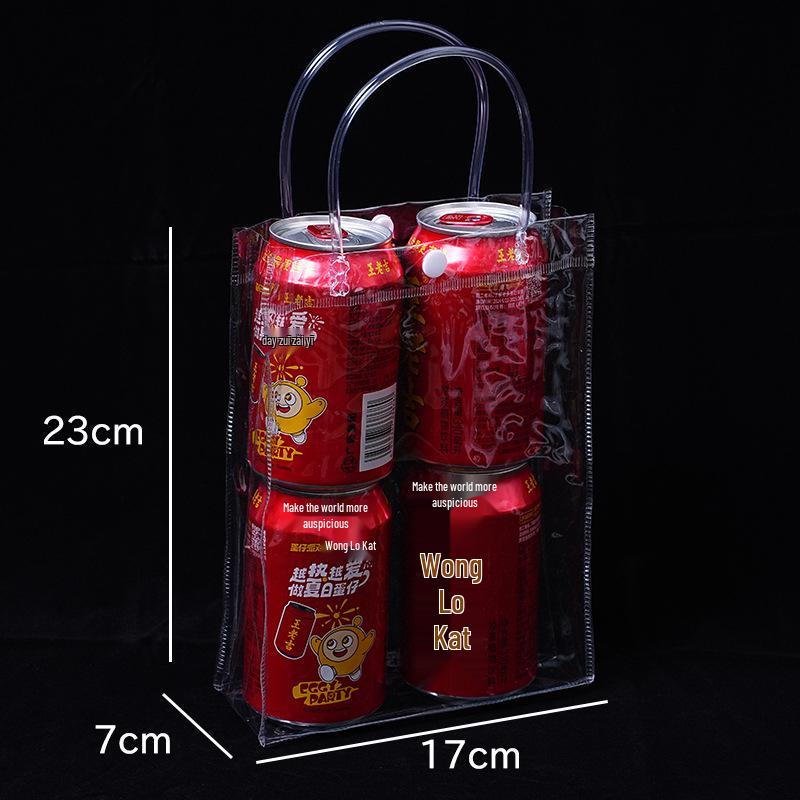 Transparent PVC Tote Bag - Customizable Gift Favor Bag