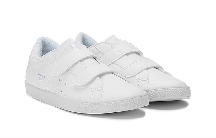 Onitsuka Tiger LawnShip Comfortable Slip Resistant Abrasion Resistant Low top Kids' Skateboarding Shoes White 1184A026-100