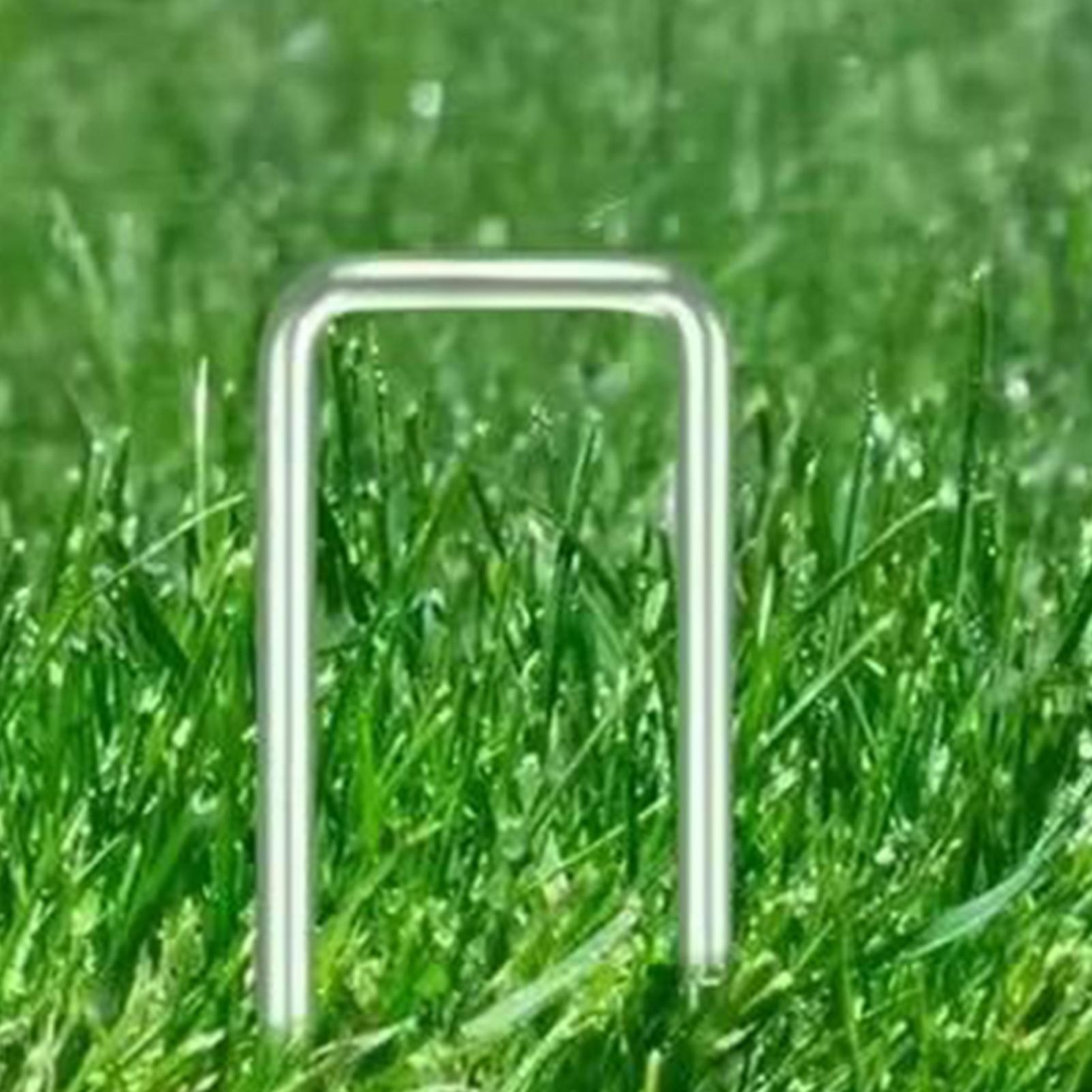 

Landscape Stakes 30-Piece Heavy Duty All-Weather Pins Outdoor Yard Pins U Stakes Ground Spikes for Decoration Christmas Light CN
