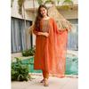 Women's Rayon Embroidered Straight Kurta with Pant And Dupatta Sets